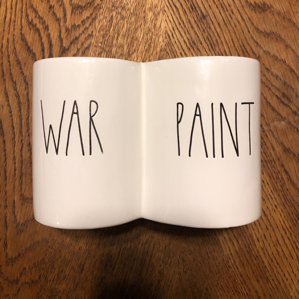 Rae Dunn War Paint Make Up Holder